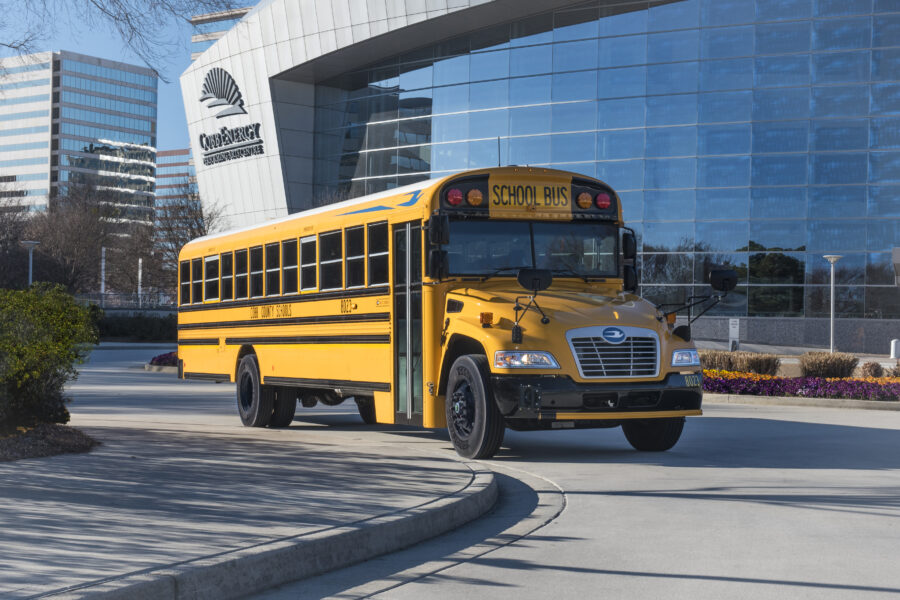 Blue Bird Type C School Bus Gasoline ROUSH CleanTech